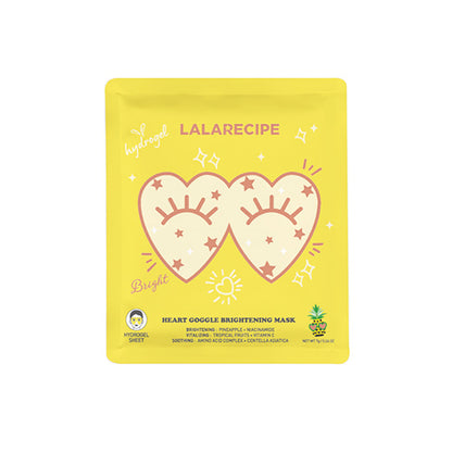 LALARECIPE Heart Goggle Brightening Mask 7g ( for eyes and cheeks) - 1 pc