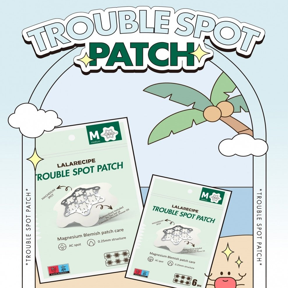 Lalarecipe Trouble Spot patch 18mm x 6 patches (Medium size)