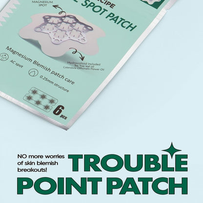 Lalarecipe Trouble Spot patch 18mm x 6 patches (Medium size)