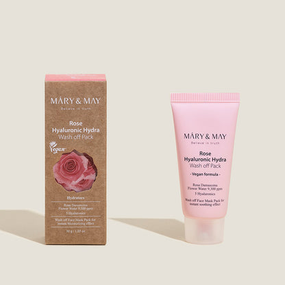 Mary & May Rose Hyaluronic Hydra Wash Off Pack 30g