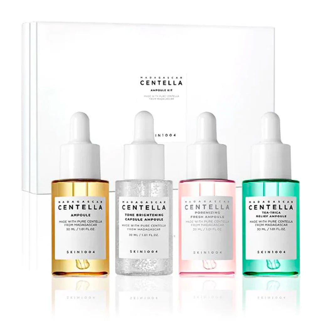 SKIN1004 Madagascar Centella Ampoule Kit (mini ampoule 4 types) 4 x 30ml