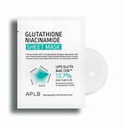 APLB Glutathione Niacinamide Sheet Mask