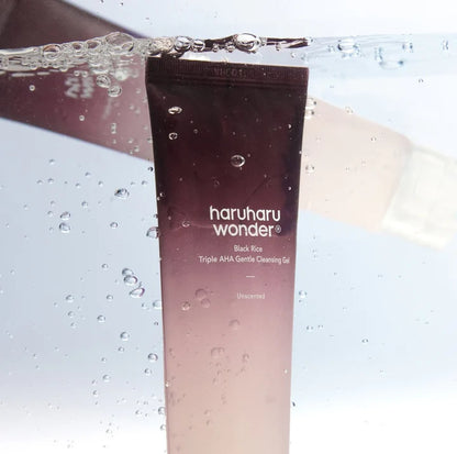 Haruharu Wonder Black Rice triple AHA gentle cleansing gel unscented - 100ml