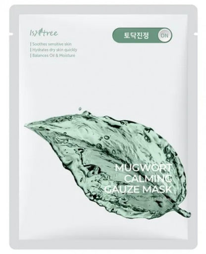 Isntree Mugwort Calming Gauze Mask - 1 pc