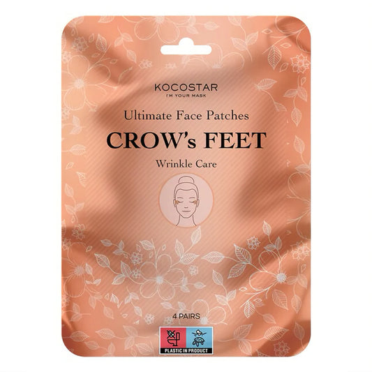 KOCOSTAR Ultimate Face Patches Crow's Feet - 4 pairs (Overnight Target Patches)