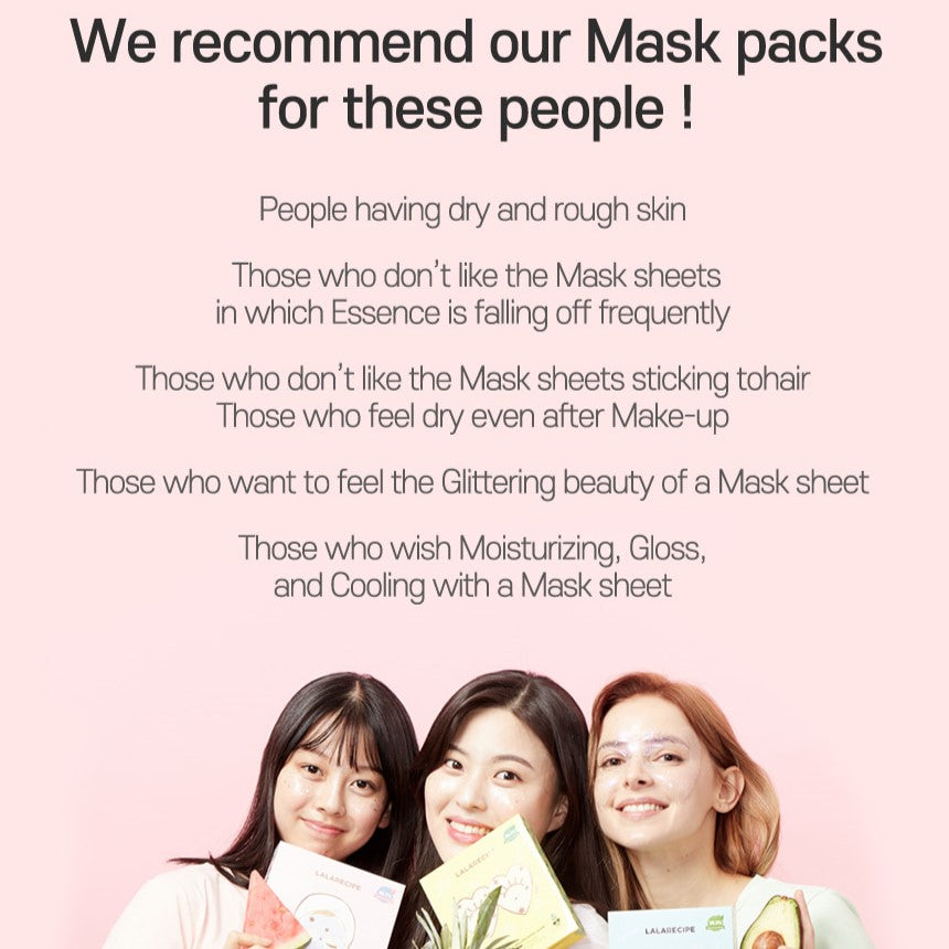 LALARECIPE Heart Goggle Brightening Mask 7g ( for eyes and cheeks) - 1 pc