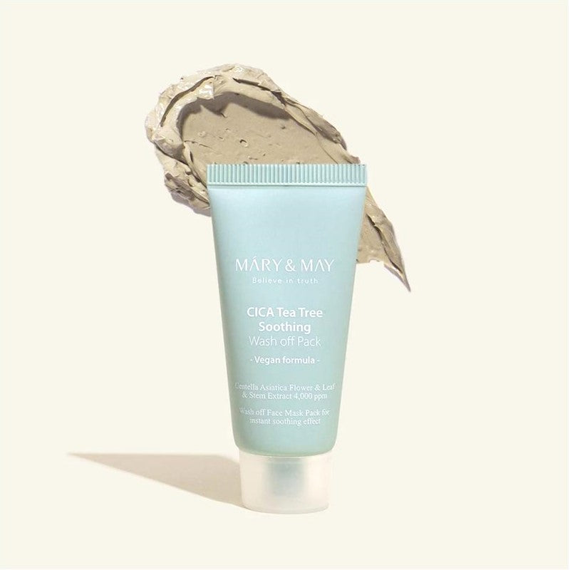 Mary & May Cica Tea Tree Soothing Wash Off Mask Pack 30g