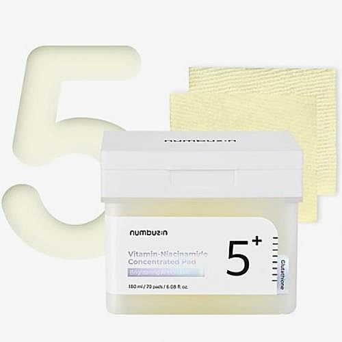 Numbuzin No.5 Vitamin-Niacinamide Concentrated Pad - 70 pads