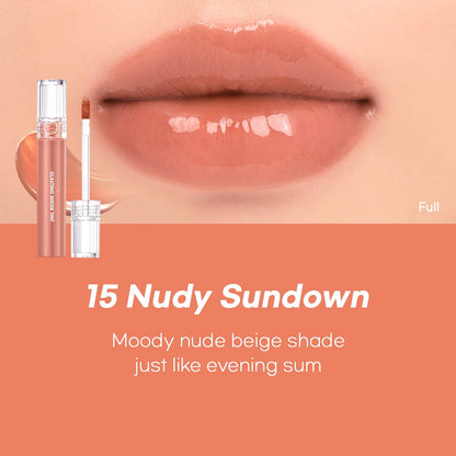 [NEW] rom&nd Glasting Water Tint Sunset edition - 15 Nudy Sundown