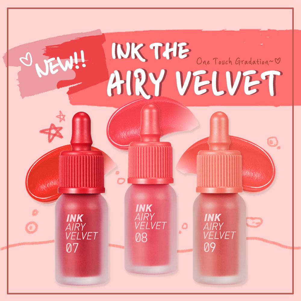 Peripera Ink Airy Velvet Lip Tint #04 Pretty Pink